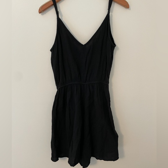 Zara Tank Romper, Black, Size L - Picture 6 of 6